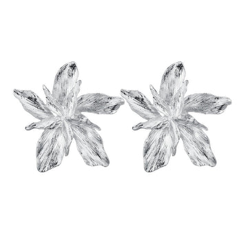 Big Flower Earrings - SunsetFashionLA